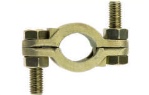 Double Bolt Hose Clamp (Brass)