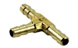 Brass Hose Barb Tee